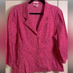 Lightweight Pink Stretch Blazer